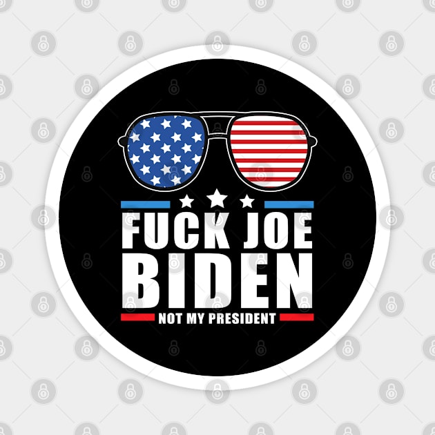 Fuck Joe Biden Sucks Funny Election Anti-Biden Debate Gift Magnet by MFK_Clothes